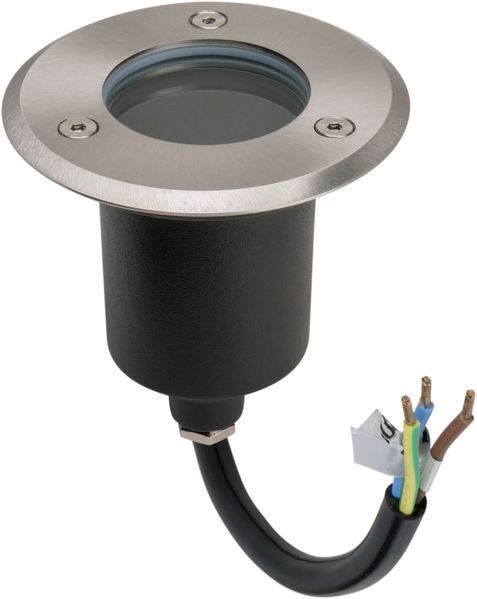 LED Einbau Bodenleuchte Bodenspot Bodenstrahler Rund mit 6W LED Warmweiß Bild 2