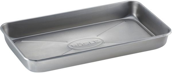 RÖSLE Grillschale Universalschale PRO, Edelstahl, für Grill und Backofen geeignet