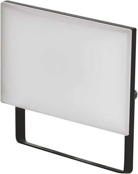 EMOS - LED-Strahler Tambo - ultradünnes Aluminium Flutlicht - wasserdicht - neutralweiß (4000 K) - 2000 lm - 20 W - Lebensdauer 25 000 Std. - Abstrahlwinkel 120° - für Außenbereich - schwarz
