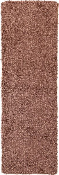 Läufer Hochflor - 203 x 64 cm - braun