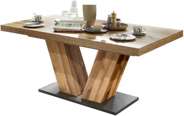 Esstisch ausziehbar Elena 160x90x76 Plankeneiche 13996-160