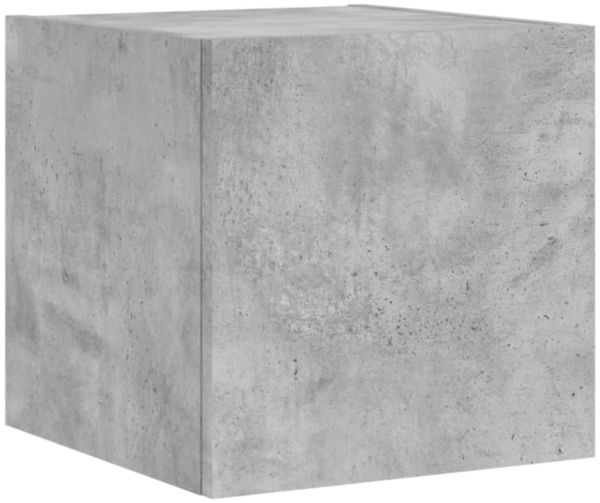 vidaXL TV-Wandschrank mit LED-Leuchten Betongrau 30,5x35x30 cm 837224 Bild 11