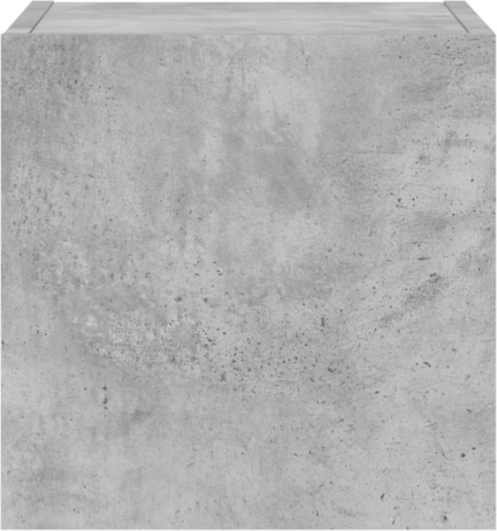 vidaXL TV-Wandschrank mit LED-Leuchten Betongrau 30,5x35x30 cm 837224 Bild 5
