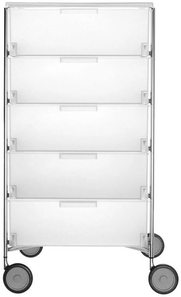 Kartell Mobil Aufbewahrungsschrank Stahl/Verchromt