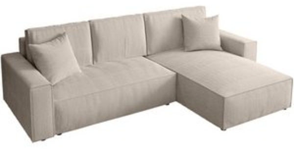 Beautysofa Ecksofa PARYS, mit Schlaffuntion, Bettkasten, mit universelle Ottomane Bild 6
