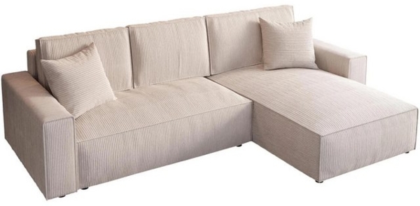 Beautysofa Ecksofa PARYS, mit Schlaffuntion, Bettkasten, mit universelle Ottomane Bild 4