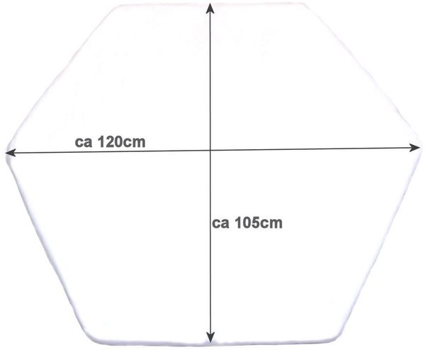 Primawela Spannbettlaken Baby Kinder 6-eck Laufgitter Laufstall Matratze 105x120cm