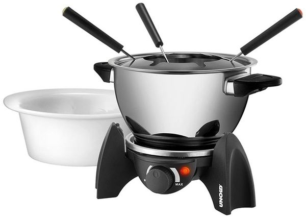 UNOLD UNO 48615 Fondueset, Wechseltopf (Edelstahl/Keramik)