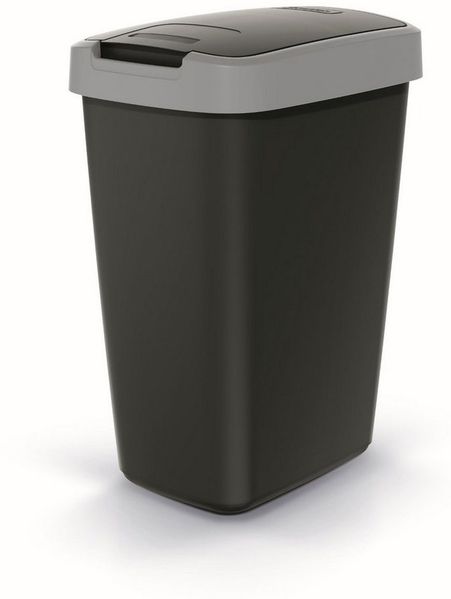 Keden Mülleimer Compacta Q, Abfallbehälter 12l mit Deckel KEDEN COMPACTA Q