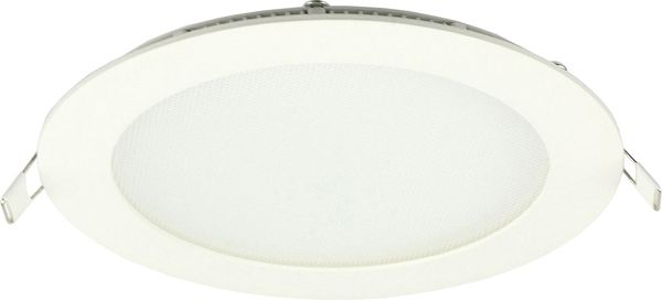 ISOLED LED Downlight, 12W, rund, ultraflach, blendungsreduziert, weiß, neutralweiß, dimmbar CRI90