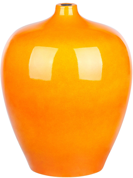 Blumenvase TERRASA Keramik 37 cm Orange