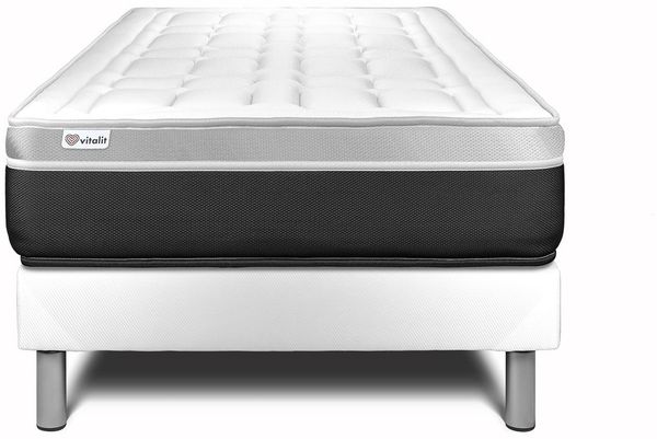 Matratzenset VITAL SOFT 120x200 cm Bettrahmen Kit weiß