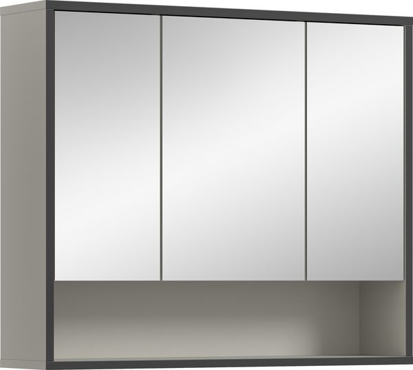 Spiegelschrank (B/H/T: 80x68x19 cm) in Kaschmir Nachbildung