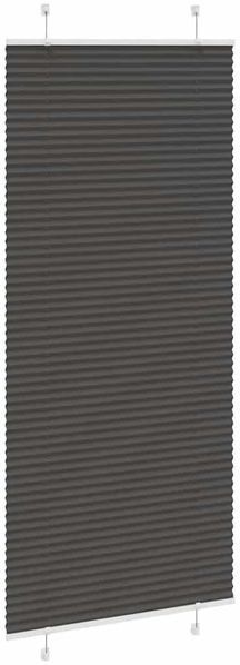 vidaXL Plissee Schwarz 100x200 cm Stoffbreite 99,4 cm Polyester 4015160 Bild 4