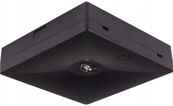 Intelight Sicherheitsanbauleuchte STARLET QUAD LED SO 150 A 1H MT IP20 BLK / INLEWA 92996