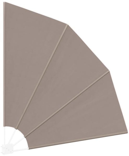 vidaXL Balkon Sichtschutz 140 x 140 cm Polyester Taupe 42000927 Bild 5