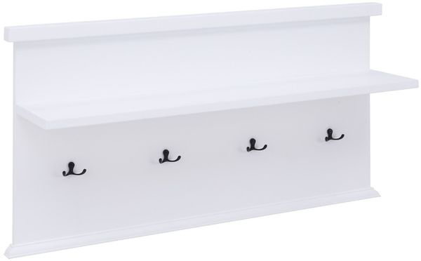 Wandpaneel Galineo Garderobenpaneel 99cm weiß MDF