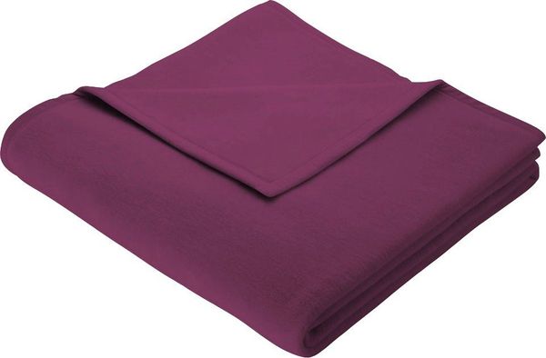Wohndecke Cotton Home, Biederlack, im Uni Design, Kuscheldecke
