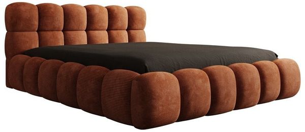 Luxusbetten24 Polsterbett Designer Polsterbett Boston, in Cord mit Stauraum