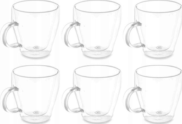 Vivalto Set Becher mit doppeltem Boden und Wänden 6-tlg. 270 ml