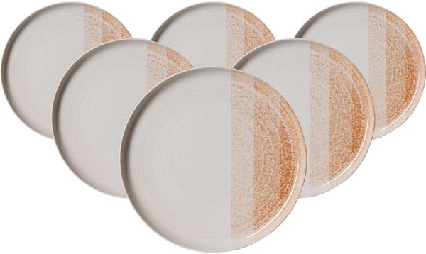 Ritzenhoff & Breker Trio Speiseteller ø 25 cm 6er Set - Braun
