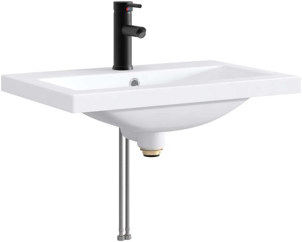 vidaXL Badezimmermöbel-Set Altholz 78,5 x 37,5 x 81 cm Holzwerkstoff 3404182 Bild 5