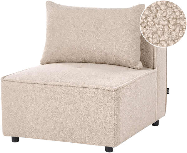 AXEBO Sesselmodul Beige Bouclé