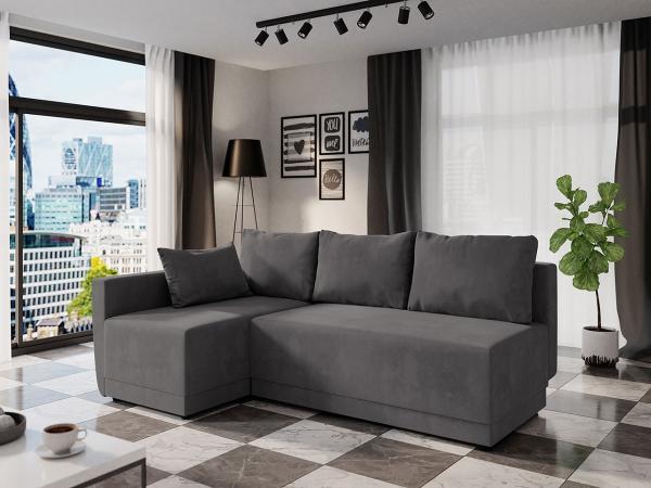 Ecksofa Zeles, Farbe: Mono 246