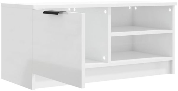 vidaXL TV-Schränke 2 Stk. Hochglanz-Weiß 80x35x36,5 cm Holzwerkstoff 811479 Bild 7