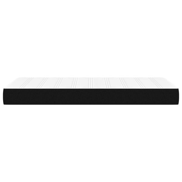 vidaXL Taschenfederkernmatratze Mittel Schwarz 90x190x20 cm Stoff 347696 Bild 4
