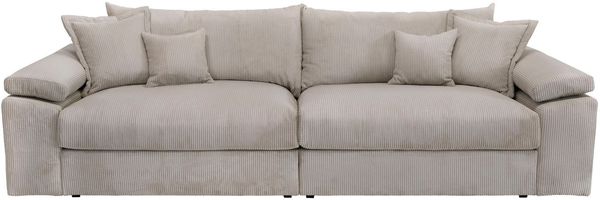 Home affaire Big-Sofa Soft&Cosy XXL - Breite 303 cm, Mega-Sofa, in Cord, Federkern-Polsterung