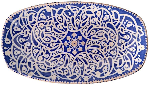 COMAS ORIENTAL ovaler Teller 34 cm, 6 Stück, Porzellan