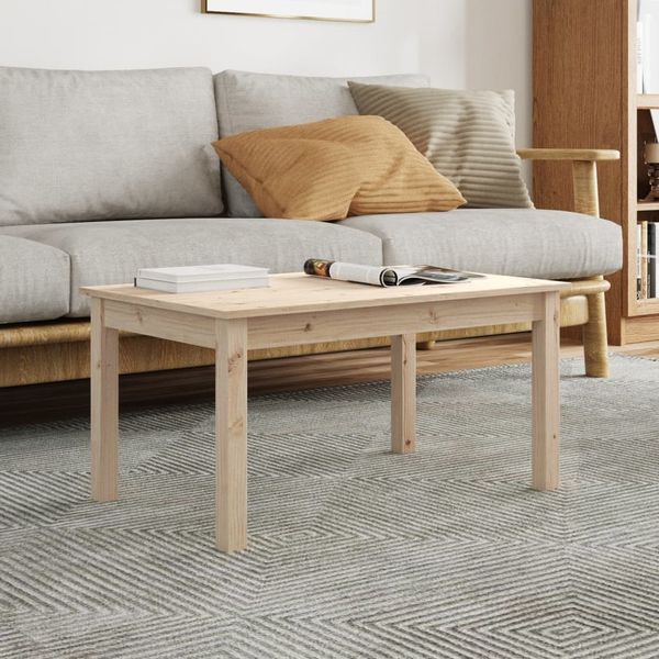 Couchtisch 80 x 50 x 40 cm Massivholz Kiefer [814279]