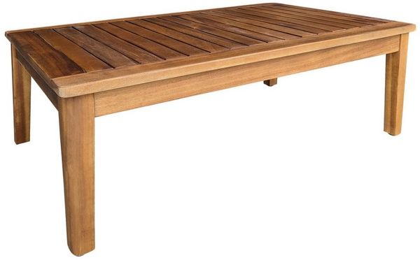 Spetebo Gartentisch Akazienholz Couchtisch geölt 80 x 50 x 30 cm (Packung, 1-St, Tisch), für Außen und Innen