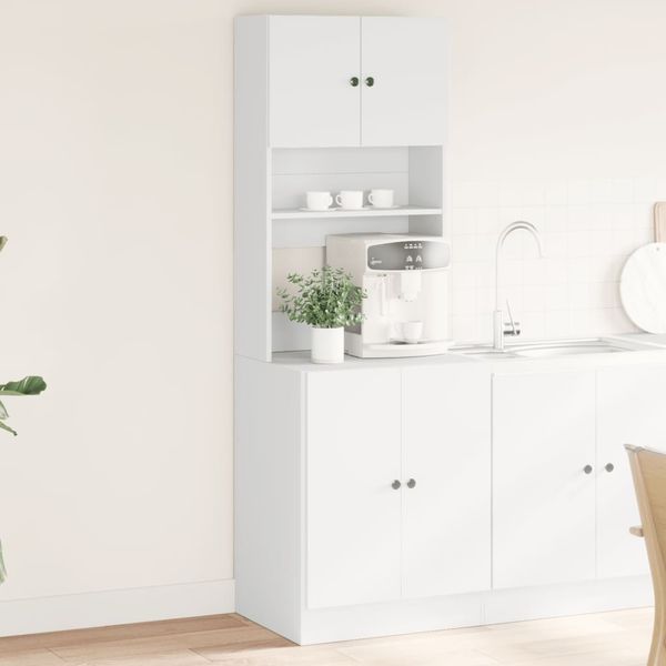 vidaXL Küchenschrank Weiß 60x50x180 cm Holzwerkstoff 3276637