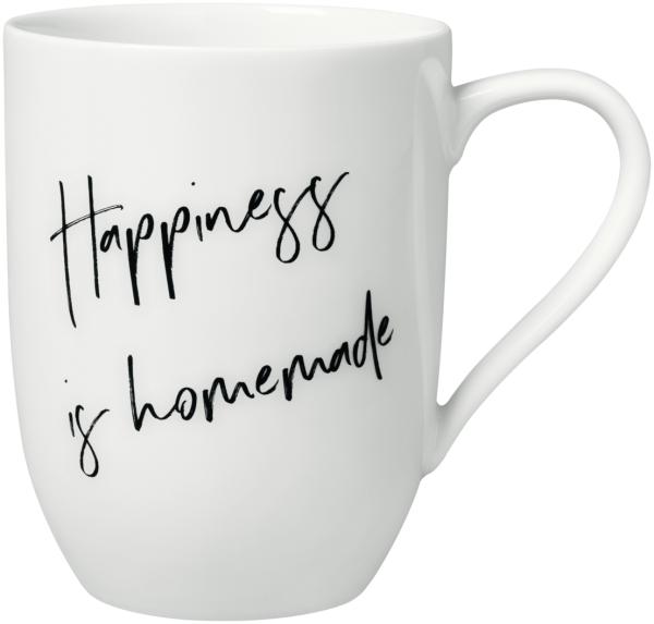 Villeroy & Boch Statement Becher mit Henkel Happiness Is Homemade