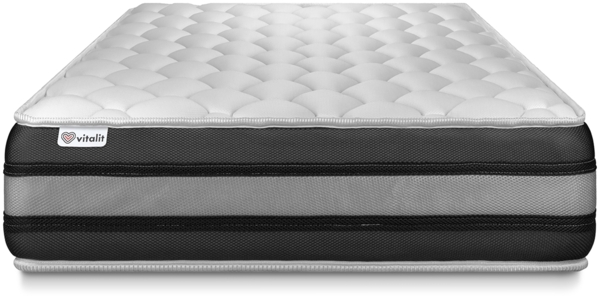 VITALSPRING ZEN matratze 70x200 cm, Taschenfedern und Rückstellschaum, Härtegrad 4, Höhe : 26 cm, 5 Komfortzonen Bild 2
