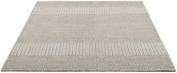 THEKO Wollteppich Trondheim PO-501, rechteckig, Höhe: 10 mm, Handweb Teppich, Flachgewebe, reine Wolle, handgewebt
