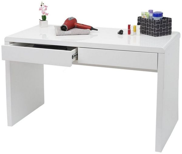MCW Schminktisch MCW-G51-S, 2 Schubladen, Hochglanz