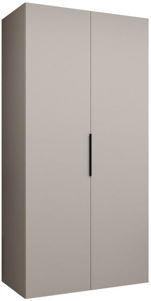 ABIKS MÖBEL Drehtürenschrank MARBELLA 1 Schlafzimmerschrank mit Kleiderstange und Regalen