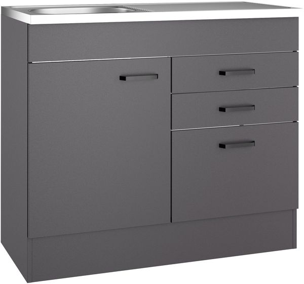 OPTIFIT Spülenschrank OPTImulti Breite 100 cm, Tiefe 50 cm, mit Spülenauflage