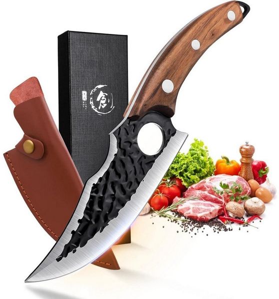 LuxusKollektion Kochbesteck-Set Kochmesser Profi Japanisch Handgeschmiedet Holzgriff 6.2 Inches