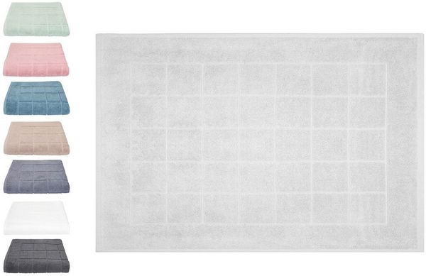 Betz Badematte Badvorleger Berlin Größe 50x70 cm Qualität 650 g/m², beidseitig nutzbar, Baumwolle, maschinenwäsche