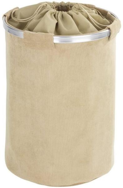 WENKO Wäschesack WENKO Wäschesammler Cordoba in beige - 68 L (Einteiler, 1 St, Wäschekorb), Flexibler strapazierfähiger Wäschesack