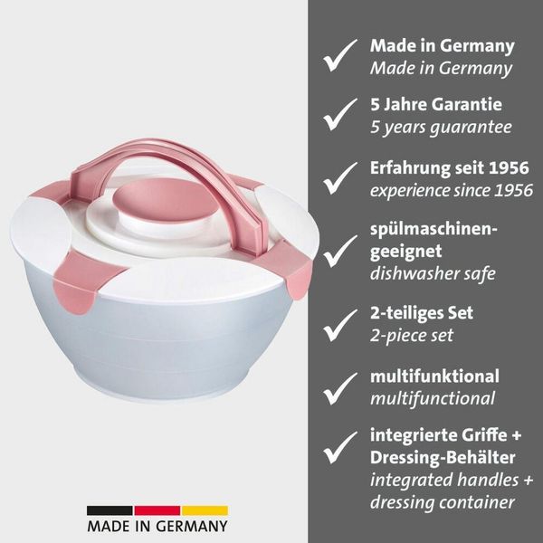 Westmark Salatbutler Praktika Inhalt 6,5 L rosa