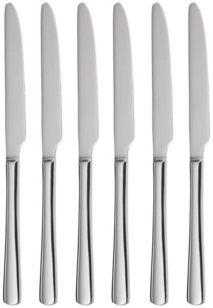 Tafelmesser 6 Stück, Edelstahl, Serie SYLT