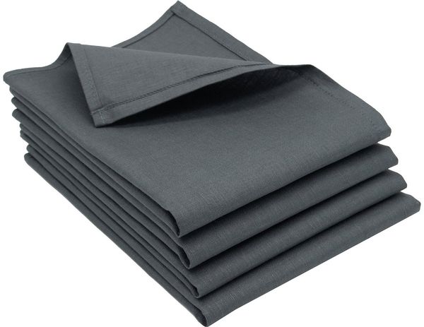 ZOLLNER Geschirrtuch, (Spar-Set, 4-tlg), 50 x 70 cm, 50% Baumwolle, 50% Leinen, vom Hotelwäschespezialisten