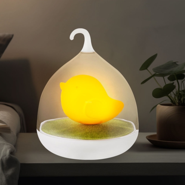 LED Tischleuchte, Vogel, Touchdimmer, USB, H 17 cm Bild 2