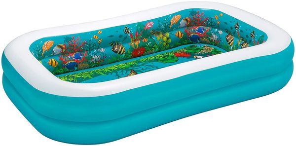 Bestway Planschbecken Family Lounge 262 x 175 x 51 cm 3D Undersea Adventure