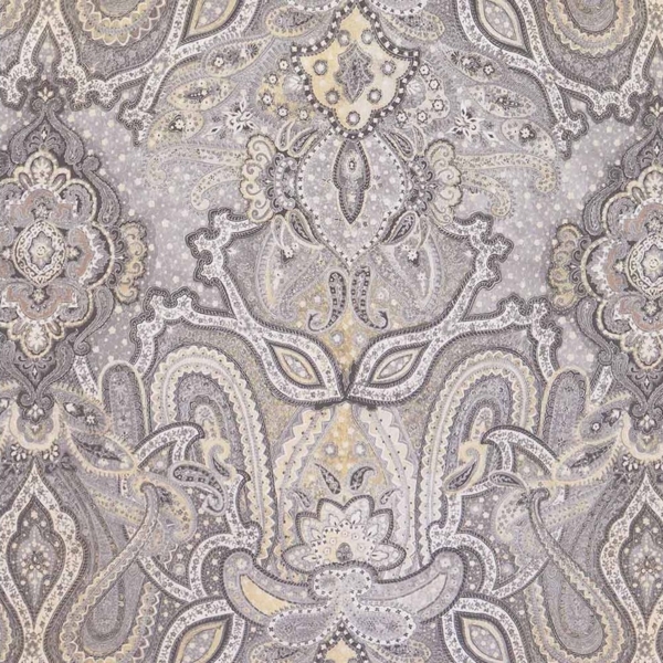 Estella Mako-Satin Bettwäsche 155x220 Fernanda silber Paisley Orient 7952-820 Bild 2